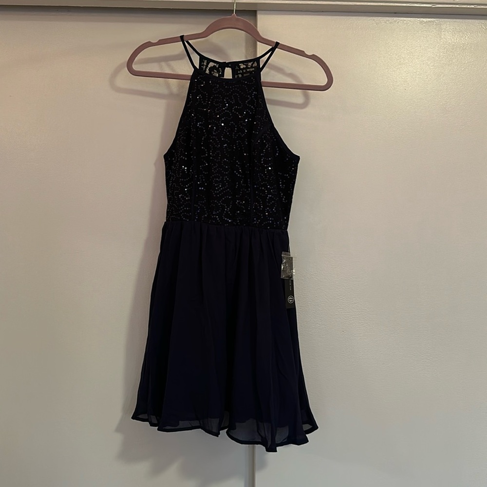 Navy Blue AS U WISH Dress
